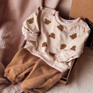 Medvilninis laisvalaikio komplektas Teddy 9-12 mėn.